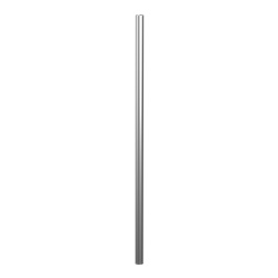 Tubo montaggio universale alluminio 800mm Ø25mm per colonne luminose industriali IP66 argento