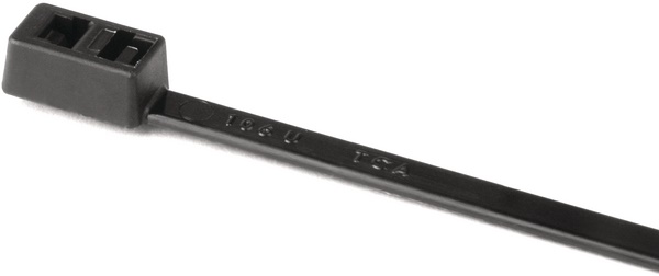 Fascetta doppia testa 305x4,7 mm nera per cablaggi automotive e industria packaging