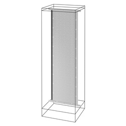 Piastra fondo 600x1800 per quadri componibili QDX 630A IP43 uso industriale pavimento/parete