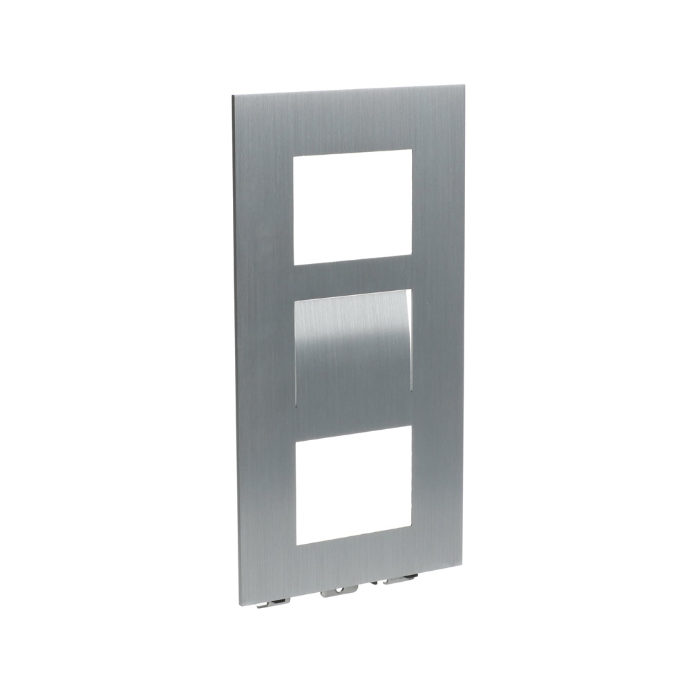 Telaio alluminio 3x1 per moduli audio-video stazione esterna resistente