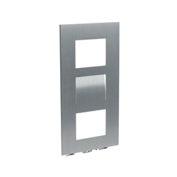 Telaio alluminio 3x1 per moduli audio-video stazione esterna resistente
