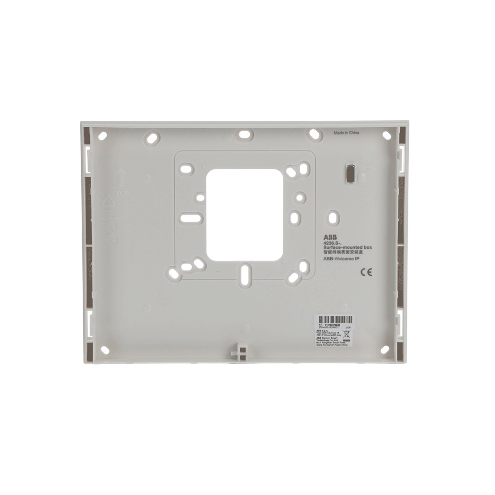 Scatola da parete bianca per touch 7, montaggio a superficie, installazioni elettriche