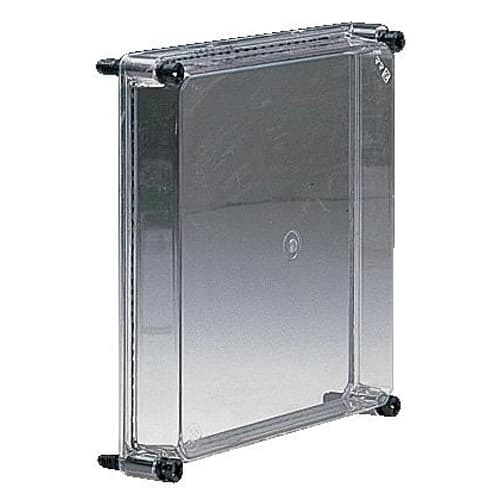 Coperchio trasparente poliuretano 600x600x80mm protezione IP applicazioni elettriche
