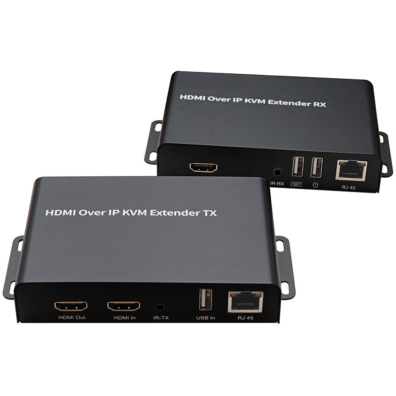 Ripetitore HDMI USB professionale trasmissione stabile 150m cavo CAT6 KVM