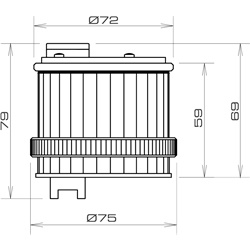 TWS LED AMB M CO V24DAC     BK