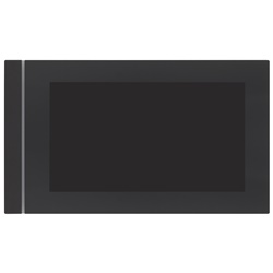 Touch screen KNX 5 colori nero controllo domotica con supporto installazione moduli