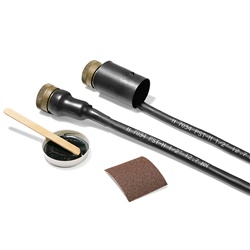 Adesivo bicomponente epossidico V9500 kit sacchetti alta resistenza solventi e idrocarburi uso cablaggi termorestringenti standard militari