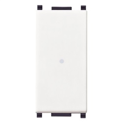 Deviatore 1P 10AX assiale Vimar bianco