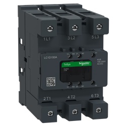 Contattore Tesys Deca Advanced 3 poli 3NO 150A 440V bobina ACDC 100-250V per applicazioni industriali gravose