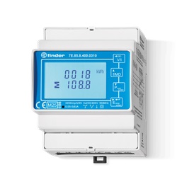 CONTATORE ENERGIA 3FASI LCD TA MODB