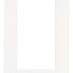 Placca piatta da incasso 1 modulo bianco per impianti elettrici domestici e professionali