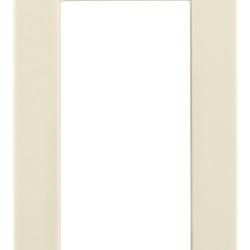 Placca piatta incasso 1 modulo avorio per pannelli elettrici resistente elegante