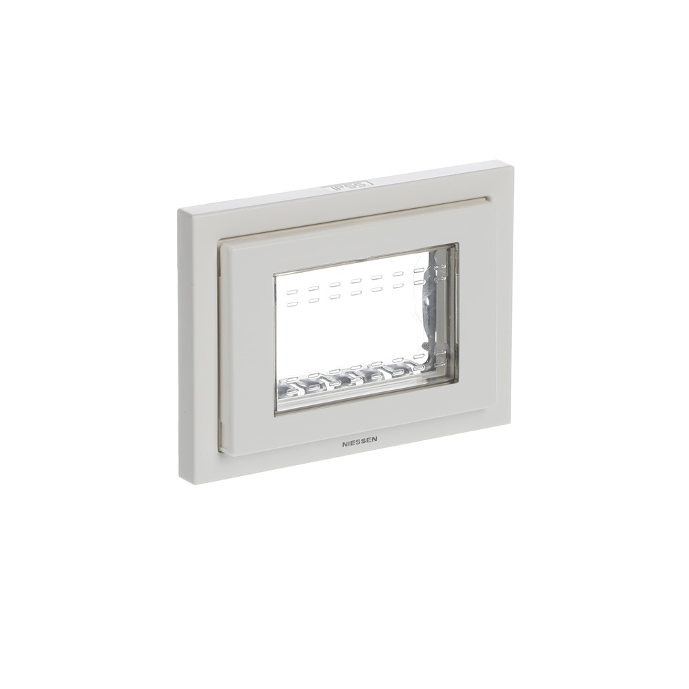 Placca IP55 nera protezione incasso resistente polvere e acqua per impianti elettrici professionali