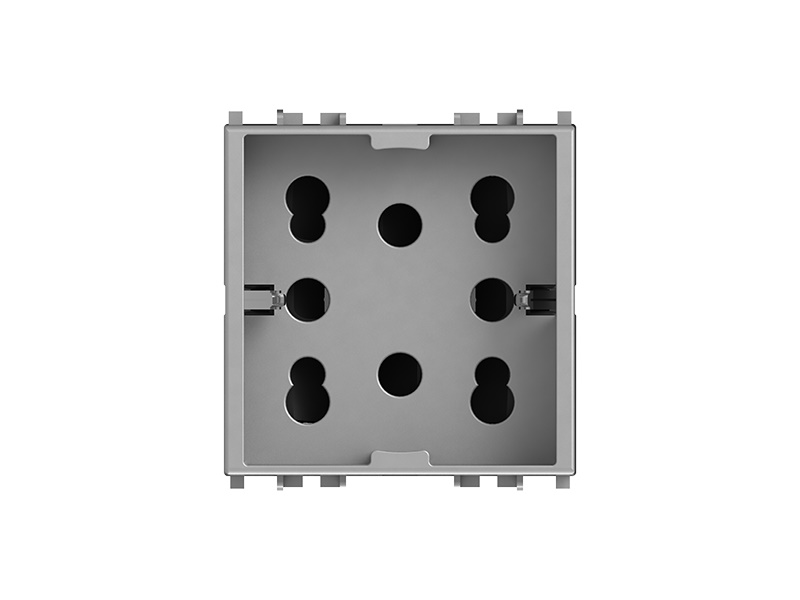 Presa elettrica Vimar Plana Silver 16A 2 moduli