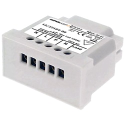 Dimmer slim push 220V 1A controllo preciso illuminazione residenziale commerciale installazione compatta