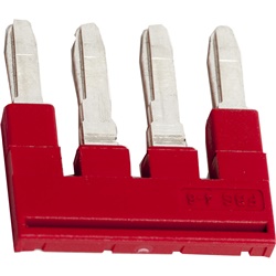 Ponticello plug-in 4 vie morsettiera 4mm² compatibile TRV TRH TRP TRR confezione 50 pezzi