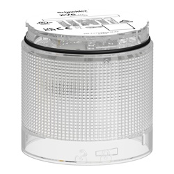 Elemento luminoso LED bianco lampeggiante colonna modulare Harmony XV6 Ø60mm 24V IP65