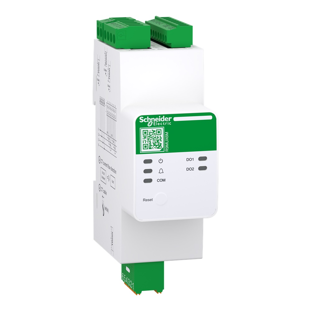 Energy Meter Resi9 Modulo Universale 6 Canali Modbus per Monitoraggio Energia Monofase Trifase