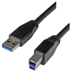Cavo USB 3.0 Spina A - Spina B 1 metro trasmissione dati veloce e stabile