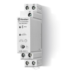 Interruttore orario astronomico Bluetooth 1 canale DIN IP20