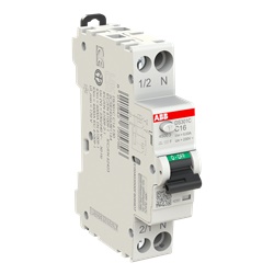 Interruttore Differenziale Magnetotermico DS301C L 16A 30mA Tipo F 1P+N per Circuiti Monofase