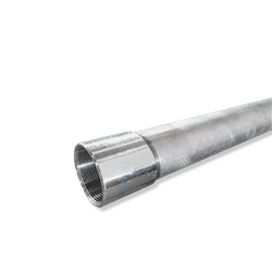 TUBO ZINCATO EN10255 3 ISO7/1 CON M