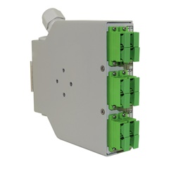 CASSETTO OTTICO DIN 6 SC/APC DPX SM