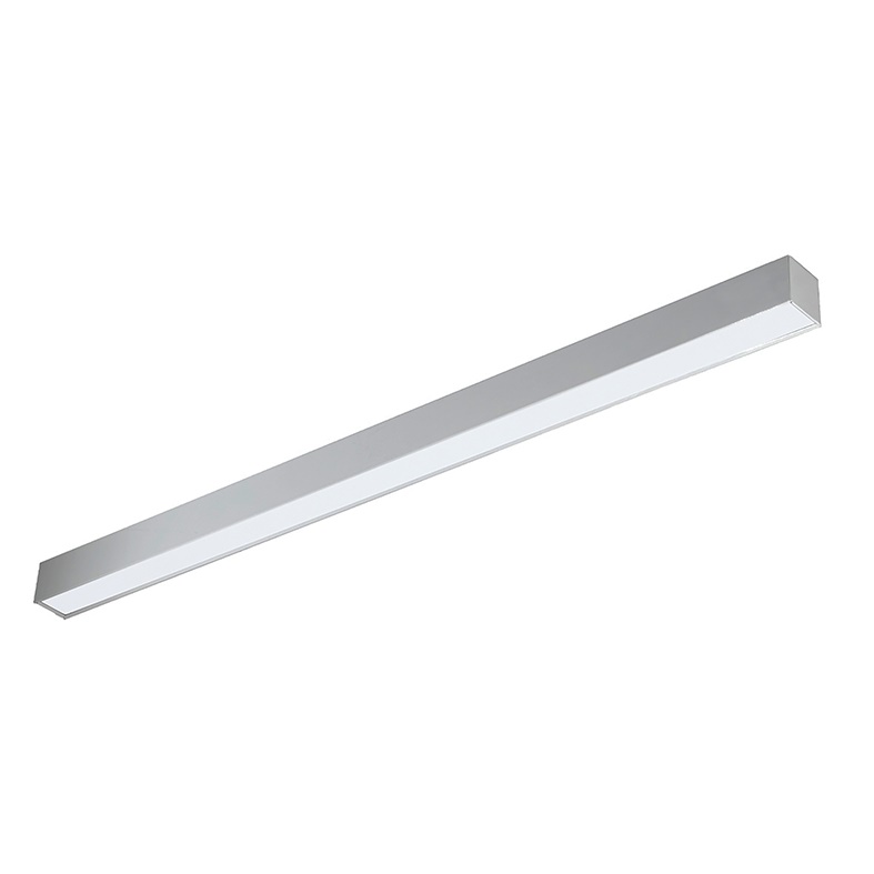 Sospensione plafone LED 54W 4000K CRI90 grigia per ambienti interni uffici e negozi