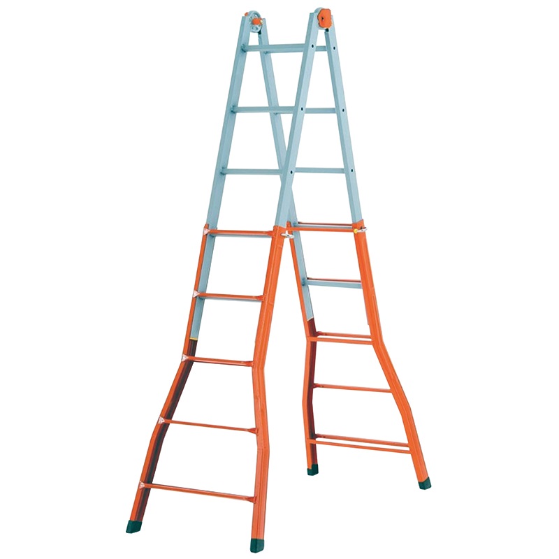 Scala telescopica multifunzione leggera e resistente per interventi elettrici professionali con regolazione rapida altezza