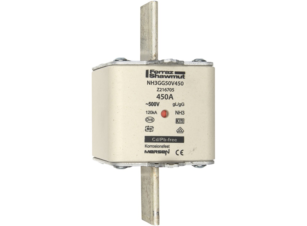 FUS. NH BT TAGLIA 3 - 500VAC GG 450