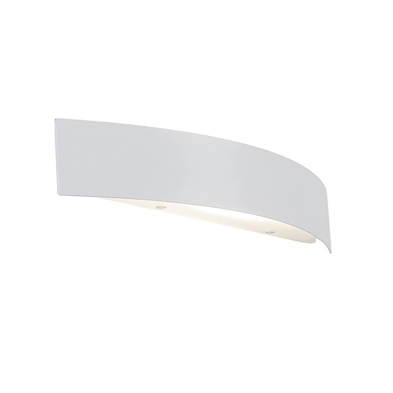 Lampada da parete biemissione LED 13,5W 2700K design compatto interno