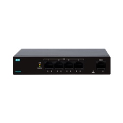 Switch Ethernet Unmanaged 5 porte 1Gbit PoE+ per reti IP