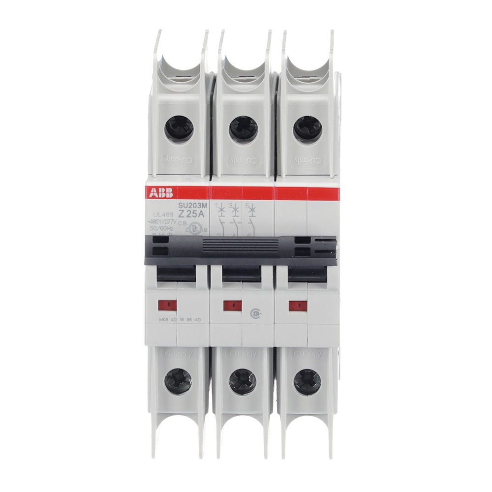 Interruttore automatico SU203M-Z25 3 poli 25A Z-Char 400V protezione impianti elettrici residenziali e commerciali
