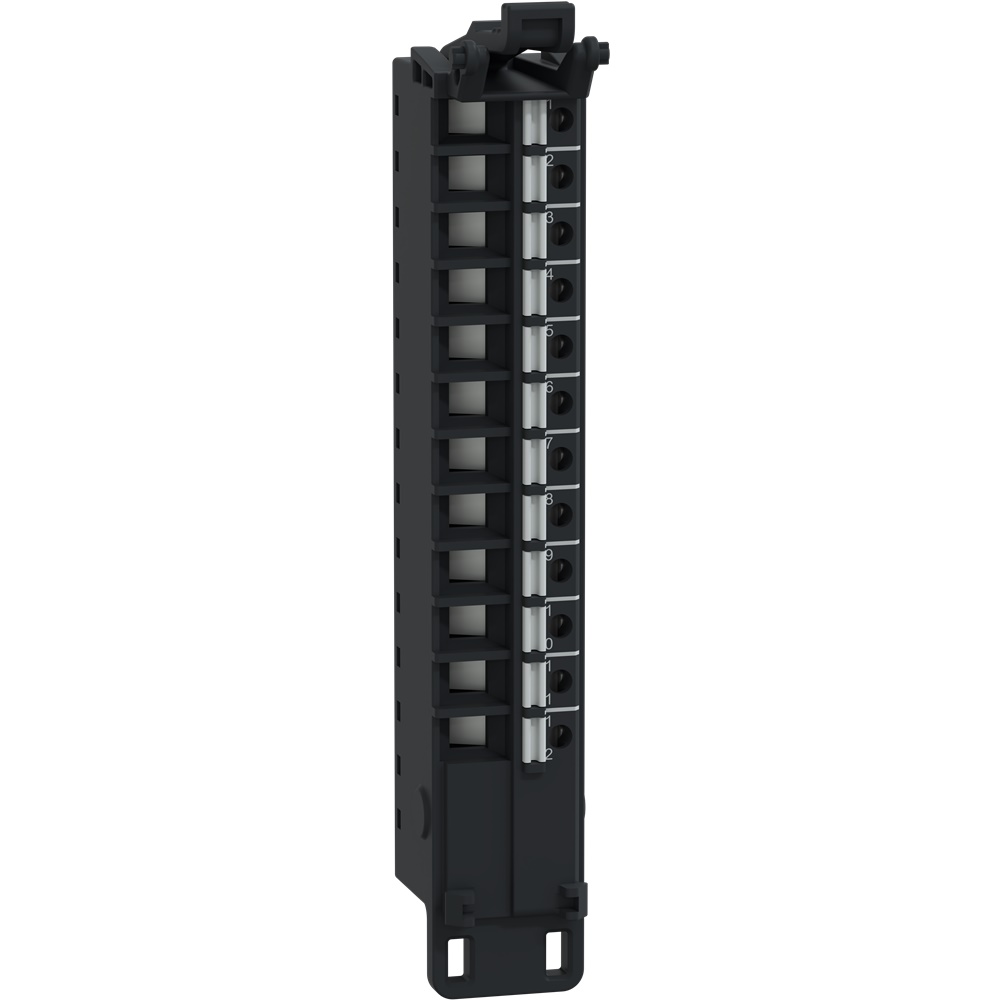 Morsettiera a molla 12 punti passo 5 mm senza coperchio per Modicon Edge I/O NTS sistema IP20