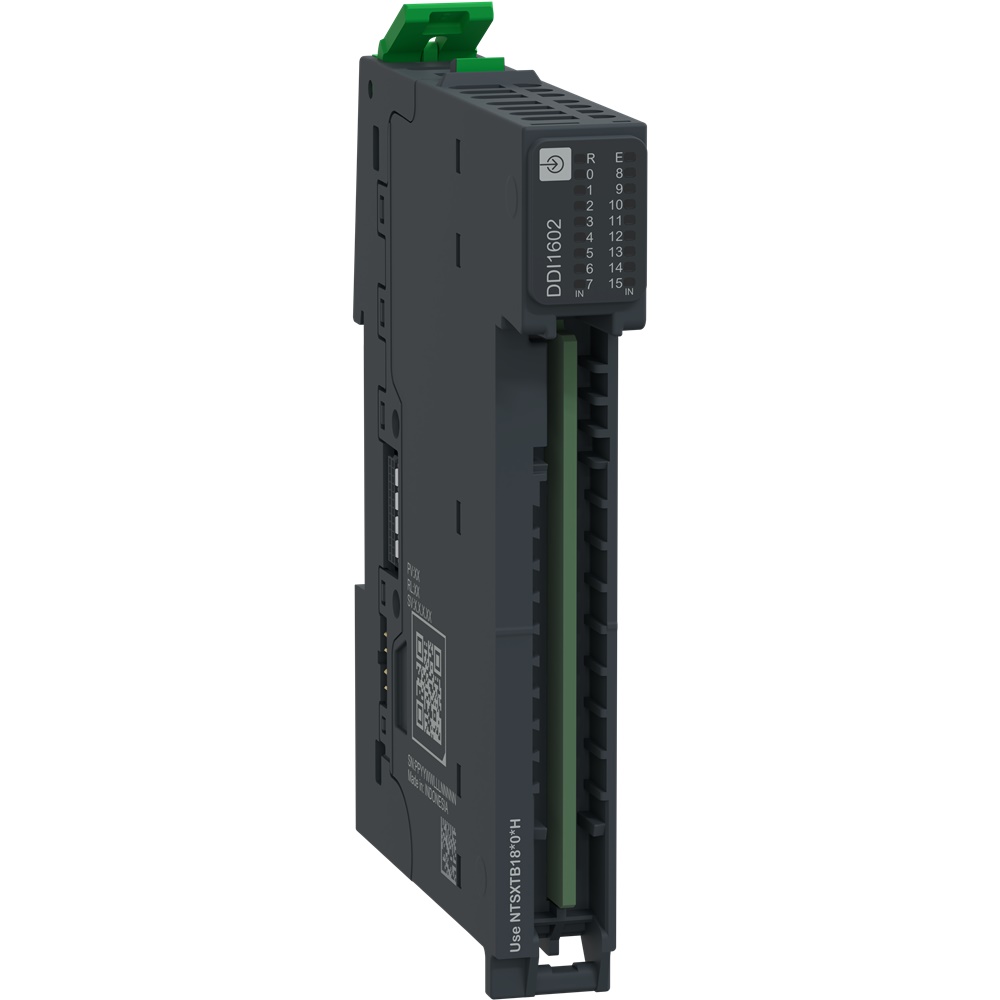 Modulo ingressi digitali 16 In 24V DC Sink 1 filo kit automazione Modicon Edge I/O