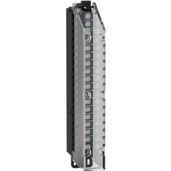 Morsettiera a vite 18 punti passo 5 mm con copertura per moduli Modicon Edge I/O NTS alta altezza