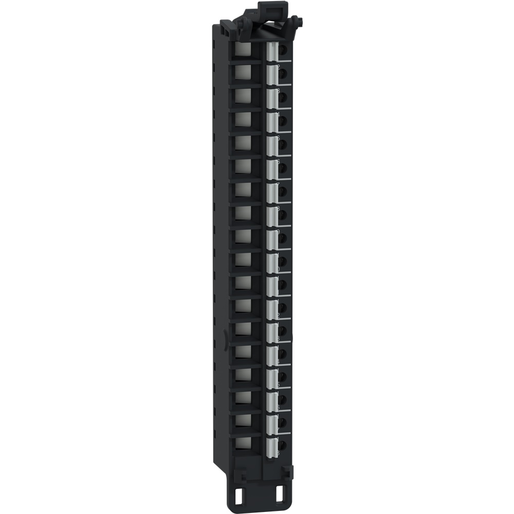 Morsettiera a molla 18 punti passo 5 mm senza copertura per moduli Modicon Edge I/O NTS alta altezza