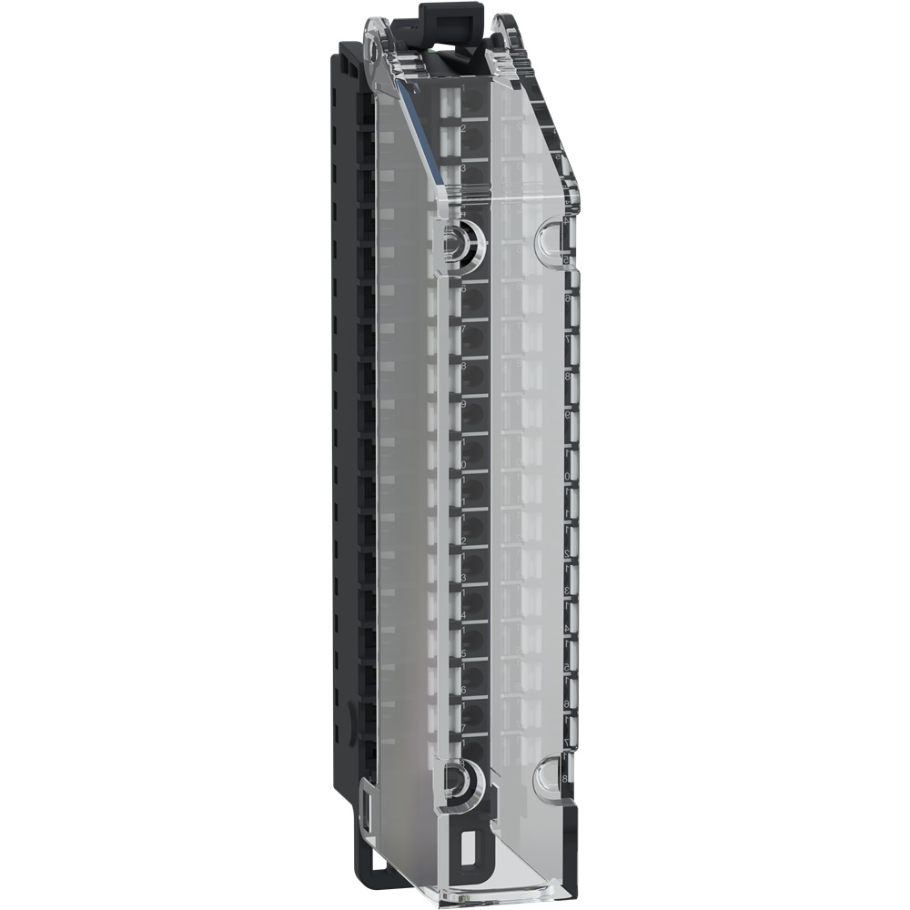 Morsettiera a molla 18 punti passo 3,81 mm con copertura per moduli Modicon Edge I/O NTS uso industriale IP20