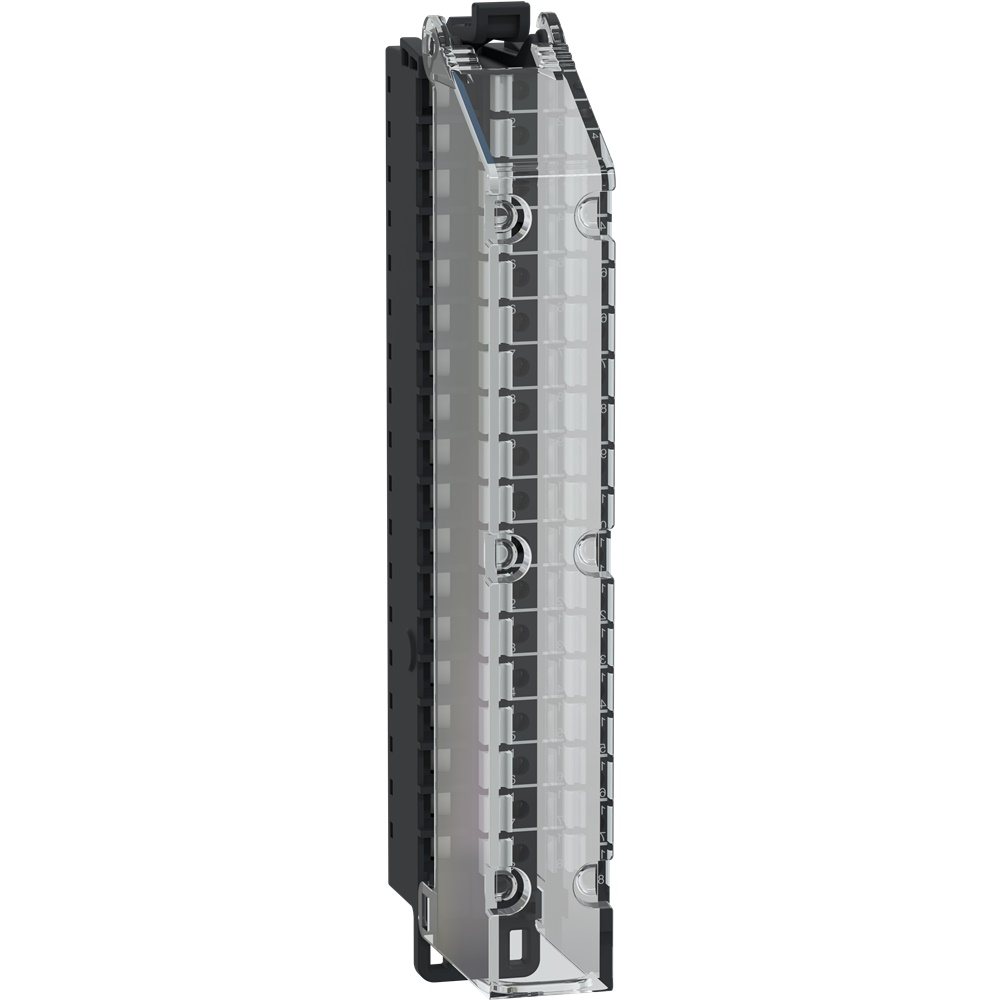 Morsettiera a molla 18 punti passo 5 mm con copertura per moduli Modicon Edge I/O NTS alta altezza IP20
