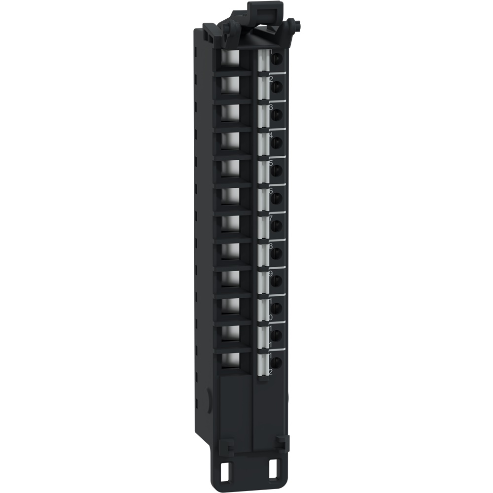 Morsettiera a molla 12 punti passo 5 mm per moduli Modicon Edge I/O NTS CA IP20