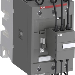 Contattore commutazione condensatori 3 poli 65 KVR 400V AC-6b 110V 50/60Hz per impianti industriali