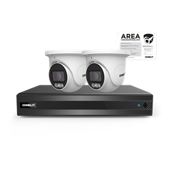 Kit videosorveglianza IP completo con NVR e telecamere, sicurezza avanzata per interni ed esterni