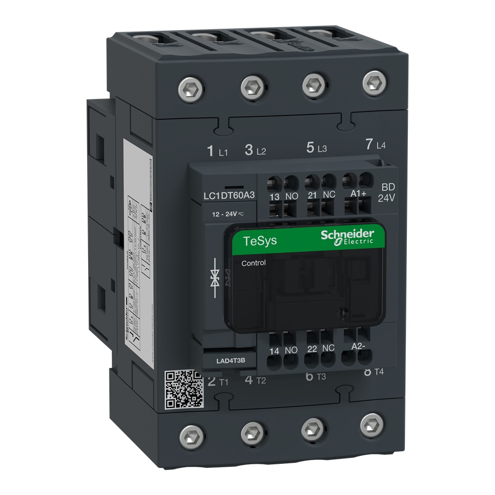 CONTATTORE 60A 24VDCMOLLA 4P