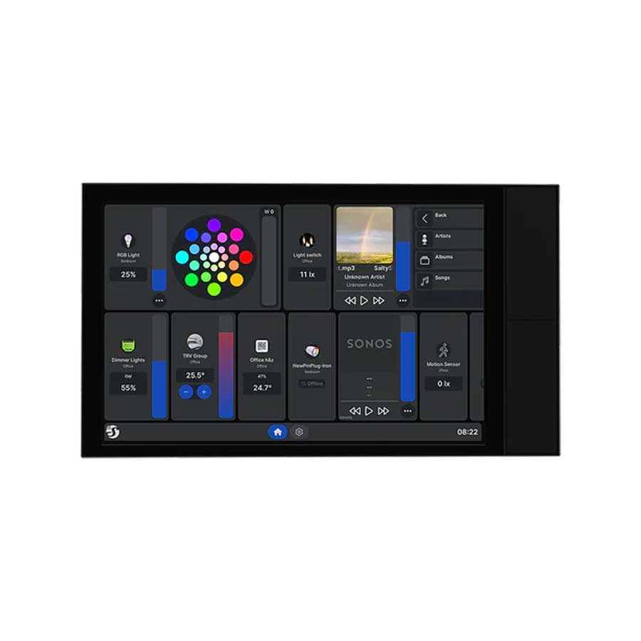 Shelly Wall Display XL Black pannello touch controllo impianti domestici