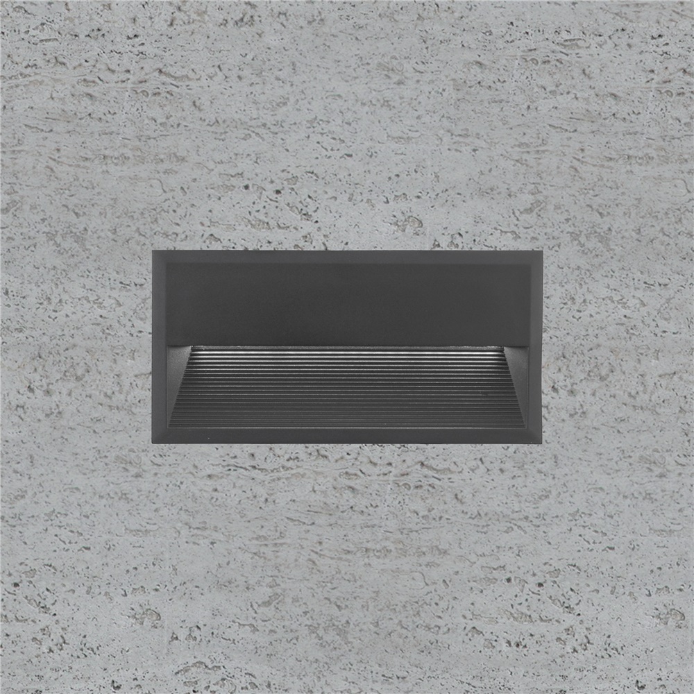 Lampada LED 10W design compatto nero RAL9005 illuminazione efficiente