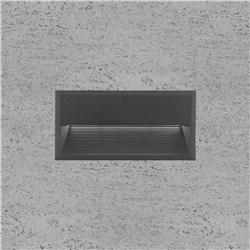Lampada LED 10W design compatto nero RAL9005 illuminazione efficiente