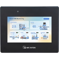 Pannello operatore HMI touch 4,3 WVA, 2 Ethernet