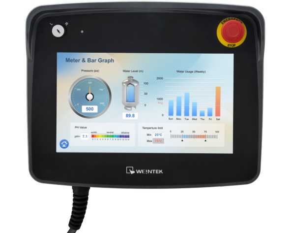 HMI portatile 10,1 WVA con cavo 6 m