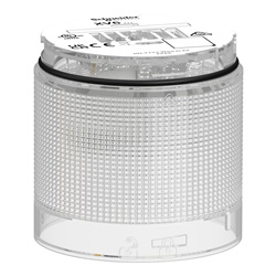 Elemento luminoso LED bianco fisso colonna modulare Harmony XV6 Ø60mm 24V IP65 industriale