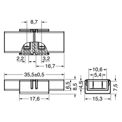 Connettore elettrico 4 poli 8mm 220V per installazioni rapide e sicure